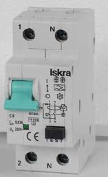 Residual current circuit breakers RFI2 RFI2 is a combination of a residual current circuit breaker and a miniature circuit breaker A built-in protection against overload and short-circuit The