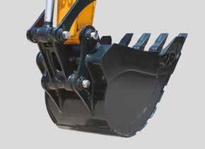 Reinforced Durability of Upper and Lower Structure and Attachments The upper and lower structure and attachments of the HX Series have