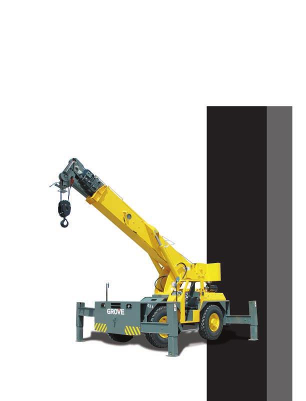 YB77 Series product guide features 2 models YB772 & YB772XL 2 ton ( mt) capacity 36 on outriggers @ 1 ft. (3.m) radius 15 ton (13.6 mt) deck carrying capacity 15 ton (13.