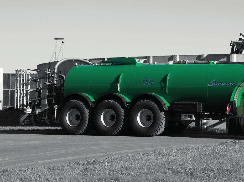 Why you should buy an SG Slurry Tanker» Durability Strong construction The tanker is made using 5 mm steel The two underframe flanges are made of hardened steel (S355) The wheel brackets are made