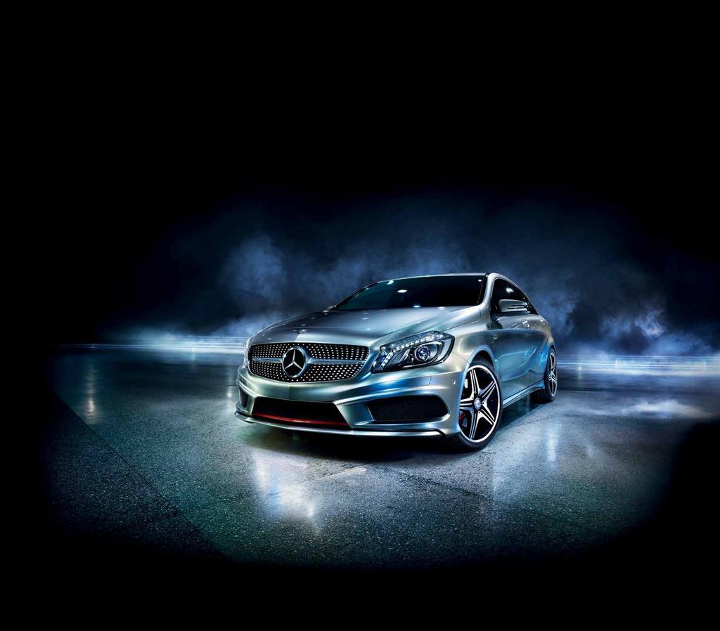 A-Class The all-new A-Class, with its stylised diamond radiator grille and sports seats, gives those who demand a lot out of life everything and more.