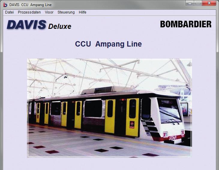 Bombardier DAVIS is a user friendly service software that enables the operator to read out error logs.