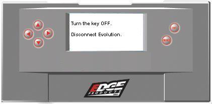 Evolution FORD Powerstroke 7.3 liter - 13 - Press <ENT> and the following screen appears: Programming is complete.
