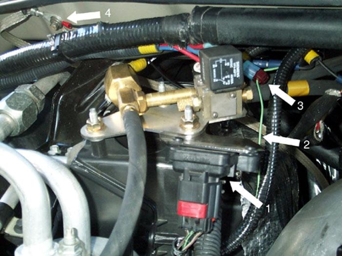 BOOST FOOLER: To prevent the ECM from sensing a turbo over-boost condition and producing a SES fault code the Electronic Boost Cut Off must be installed.