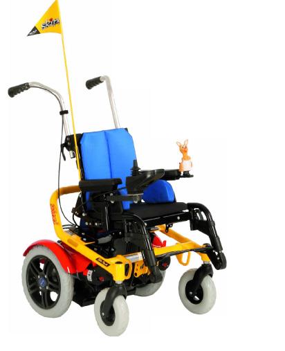 Since the wheelchair is so narrow and manoeuvrable, your child can explore every corner even in close quarters.