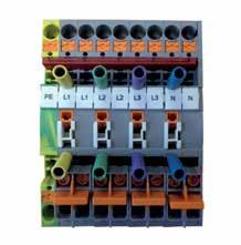 Current transformer terminal block Current transformer terminal block Modular and reliable pplication: Short circuiting of current transformers, parallel measurement for cross checking ( quasi