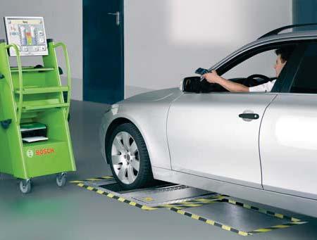 BSA series and SDL series: Brake service from Bosch Complete brake tester and expandable module For all brake tests: The test lane from Bosch New brake service requirements Increased equipping of
