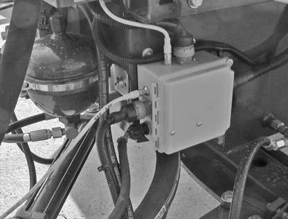 If power is not constant at post C, contact your tractor dealer. Connect 7 pole cable from baler to tractor (see Figure 9 page 5). Figure 12-7 Baler Control Box 8.