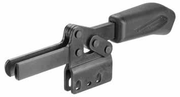 6835B-2, page 60 Horizontal toggle clamp with safety latch, black No.