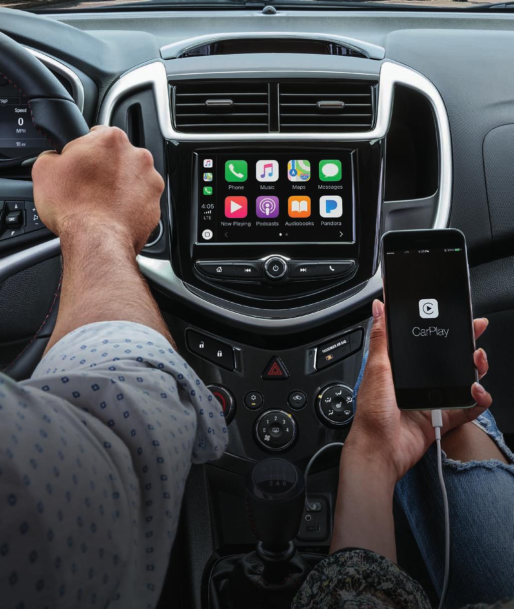 TECHNOLOGY INTERNET IN YOUR SONIC. Chevrolet offers available built-in 4G LTE Wi-Fi that provides a better in-vehicle experience than your smartphone.