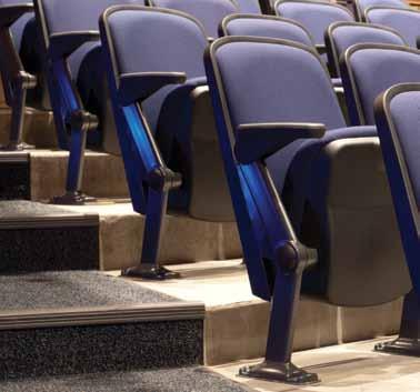 The Designer Series or Classic Series seats have all the features you need to dazzle your audience, including convenient front or rear mount cup holders.