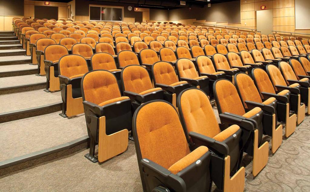 APPLICATIONS Education Whether your goal is a luxurious lecture hall or a smaller, more affordable classroom, Quattro has a fixed seating solution that fits the bill.