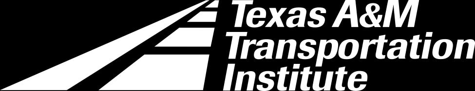 9-1002-15-6 Cooperative Research Program TEXAS A&M TRANSPORTATION INSTITUTE COLLEGE STATION, TEXAS in cooperation