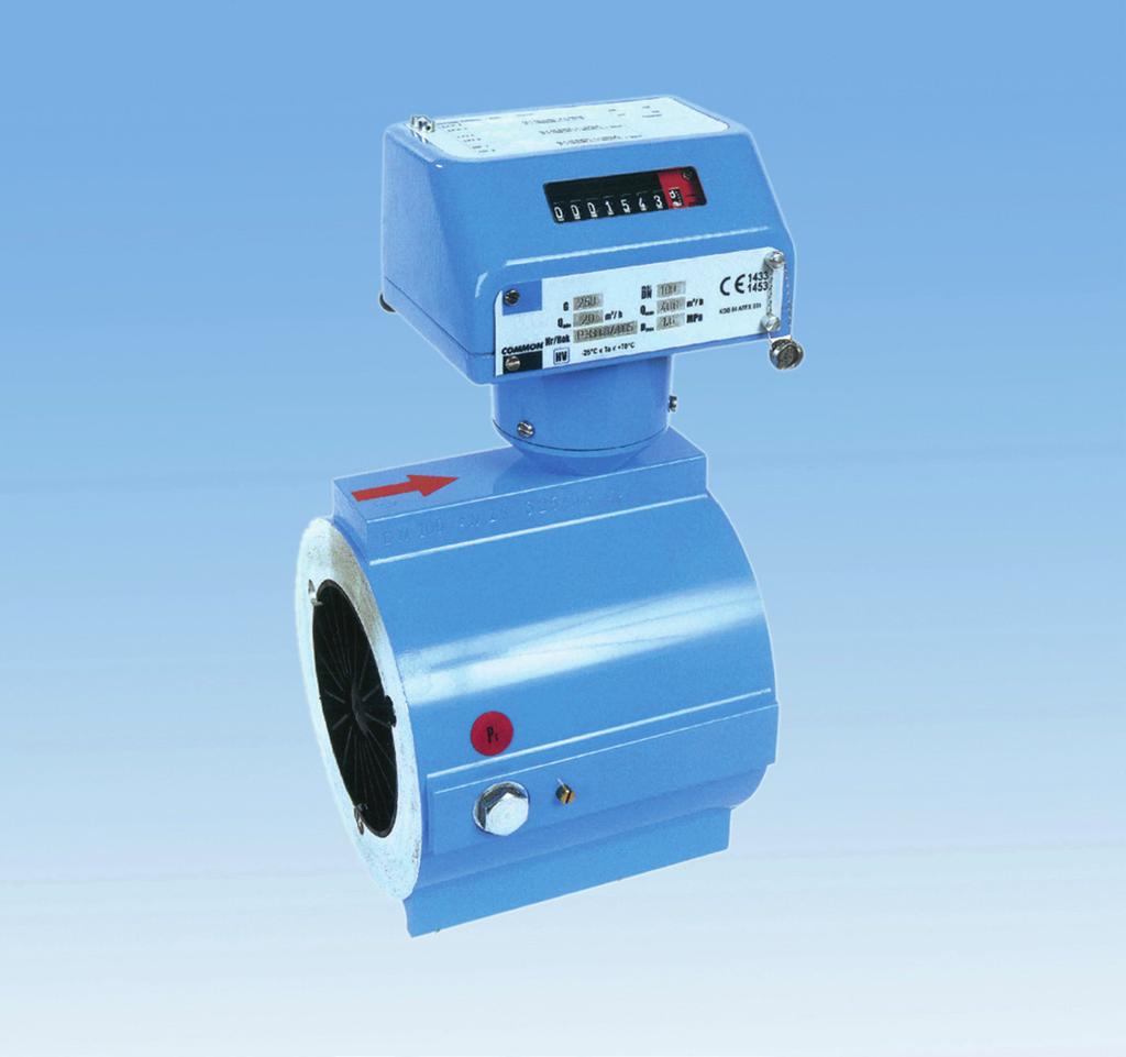 A mechanical/magnetic coupling activates the measuring unit on the top of the quantometer reporting the gas volume at operating. CPT quantometers are certified and PED 2014/68/EU approved.