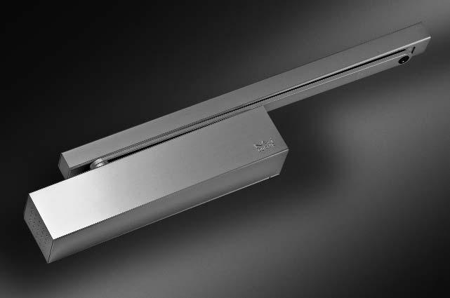 DORMA TS93 Surface Applied Door Closers The TS93 System in Contur Design represents the pinnacle of surface applied closers because of its unique cam and roller design.
