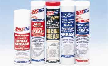 AMSOIL Synthetic Greases AMSOIL Synthetic Greases are specially designed for high and low-temperature performance as well as optimum protection against rust and corrosion.