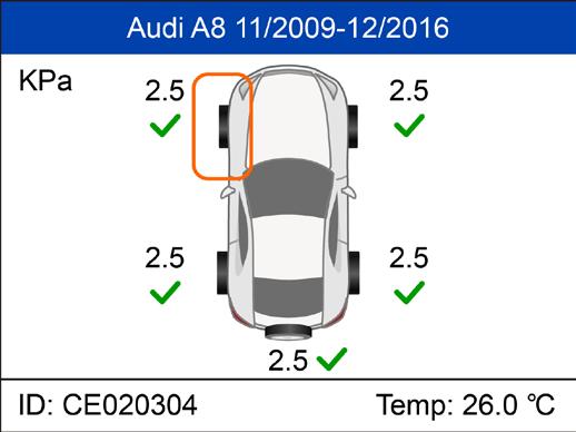 QuickStart Guide: Advance Mode Complete TPMS Function Indirect does not use air pressure sensors. Low pressure is detected via vehicle systems.