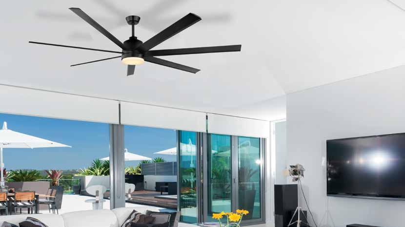 Ceiling Fan with LED Light White or Titanium with or