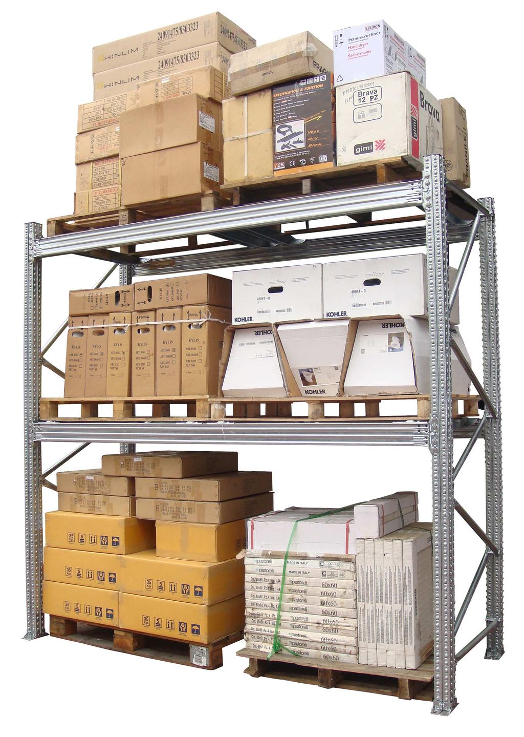 Tel. No. : 362-1111 Fax : 362-02 HEAVY DUTY SHELVING SYSTEM Super Heavy Duty Shelving / Racking System Super is a heavy duty shelving / racking system which is also ideal for pallet racking.