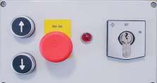 Extra Equipment and Options Berlin control / fire brigade Interlocked key switch, removal of the key only in the upper basic position.