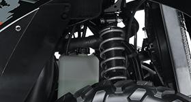 performance. FULLY INDEPENDENT SUSPENSION The BRUTE FORCE 750 4x4i's suspension has been designed to handle rough and uneven ground.