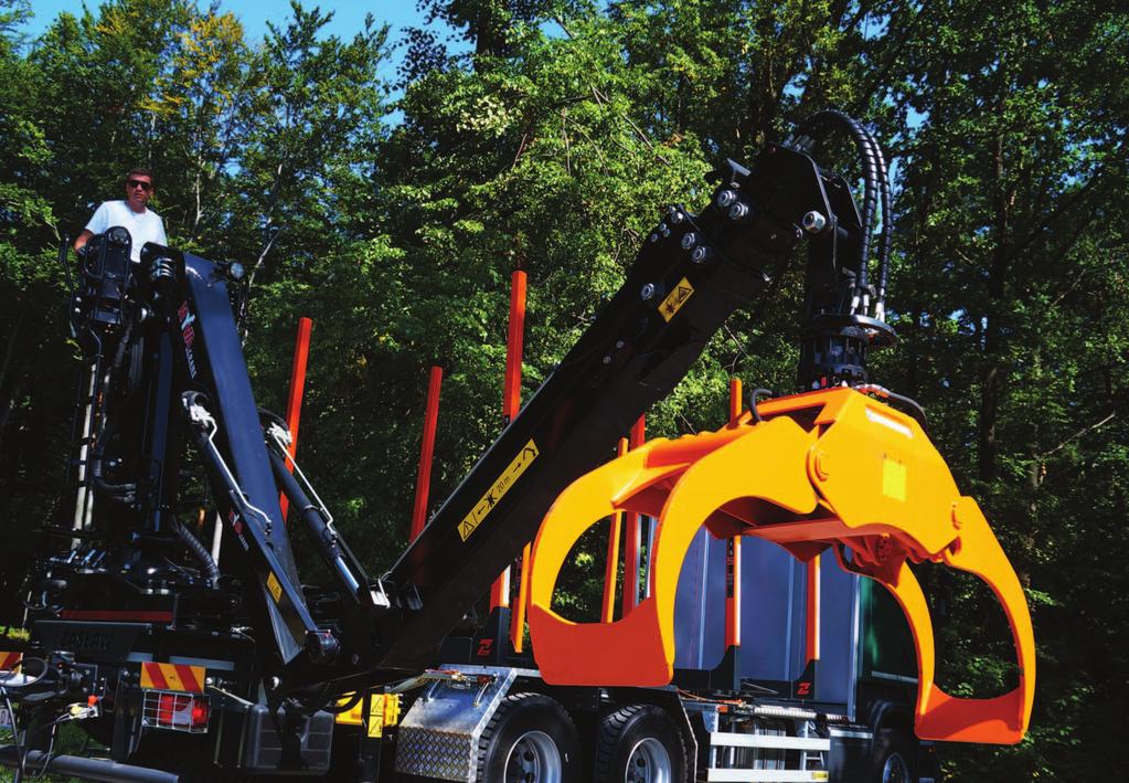 RECYCLING AND TIMBER CRANES Our dedicated line of HZ cranes are peerless in their