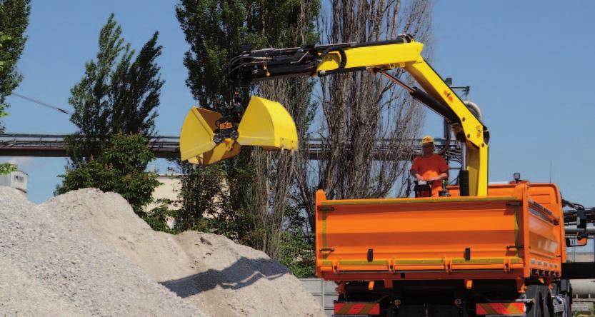 The range is additionally equipped with electro-hydraulic power packs that enable the cranes to be