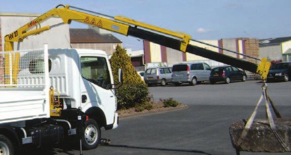 HT HV SERIES V Line Articulated From 3 to 22 tonne metre The HV series of compact articulated cranes