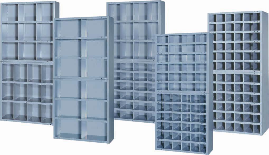 Bin Units PRE-ASSEMBLED BIN UNITS These set-up bin units arrive ready for use, just stack and bolt together or use