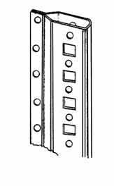 SHELF CLIP Heavy gauge compression clip. Used to provide easy shelf adjustment. Bin Dividers MODEL NO.