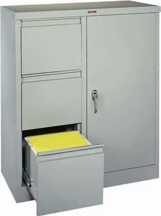 File Storage Cabinet This adaptable cabinet provides the most efficient use of storage space.