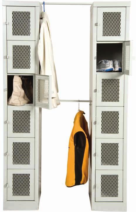 All Steel, All Set Up Lockers Attractive styling that fits into any office environment, yet rugged enough for factory use. Can be used individually or bolted together in groups.