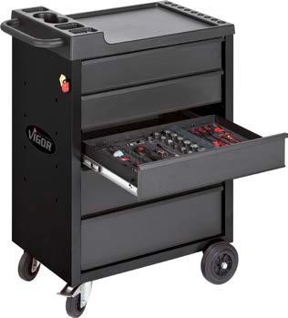 Tool trolleys and work benches with