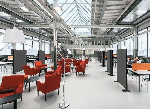A modern media centre with a floor space of 6,000 square metres has been created in a former factory building on the Sulzer site.