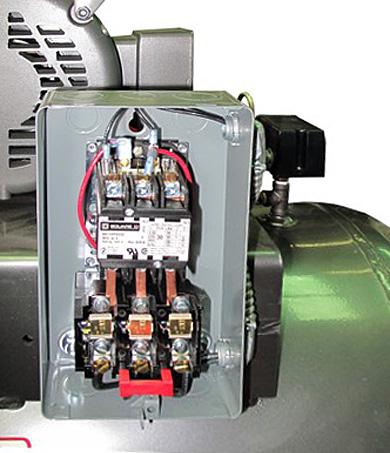 7.5 HP Duplex Electric Reciprocating Compressor 3 Phase Piston Compressor