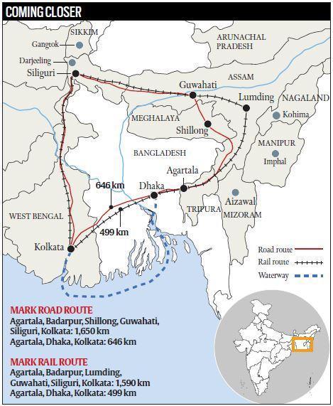 The BBIN MVA and Its Importance for Regional Connectivity Effective implementation of the BBIN MVA will boost connectivity between Northeast and other states of India, and with other countries in our