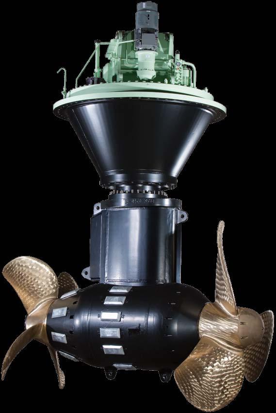Reliability A great deal of effort has been put into Steerprop Azimuth Propulsors to ensure that they are the most dependable azimuth propulsors available.
