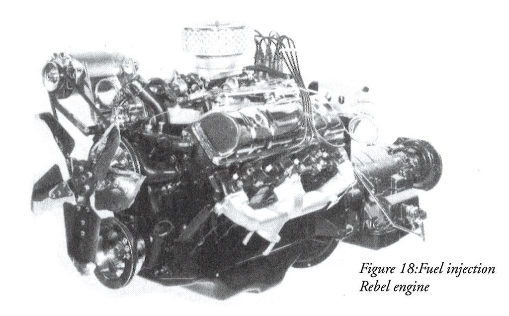 electronic fuel injection. The fuel injection system was unique in the design concepts that it employed.