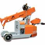 These machines can work in all kinds of places slopes, stairs, passageways and hard-to-reach places and they are quick to set up.