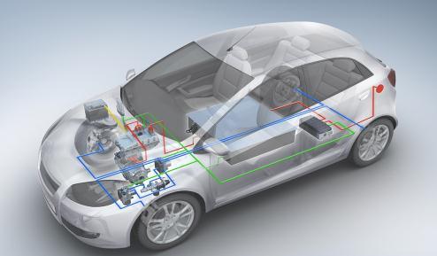 Electrical Vehicle: Challenges for Diagnostic? e-drive (Inverter w/ DC/DC, SMG) Evaluation and definition of best drive topology (e.g. number of gears) Thermal Systems Minimize energy consumption of HVAC (e.