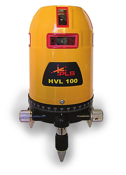 Combo lasers HVL 100 Multi-function laser The HVL 100 line laser tool is fully self-leveling with horizontal and vertical lines for multiple applications.