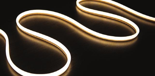 WHITE LEDS DESCRIPTION Tsubaki Flexible Smooth products provide highly flexible lighting strands for smooth and seamless direct view applications such as lighting and outlining of architectural