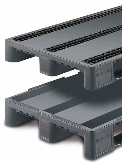 UPAL-S PALLETS UPAL-S Clever, flexible and reinforced suitable for shelf use The UPAL-S is a robust and sturdy pallet; its