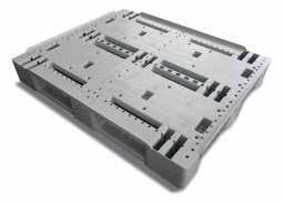 The UPAL-I is a durable industrial pallet which is particularly safe to handle.