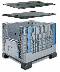 VDA-GLT The VDA 121010 large load carrier is a foldable pallet box on the basis of ISO (1200 x 1000 mm) certified by the VDA as recommendation 4520.