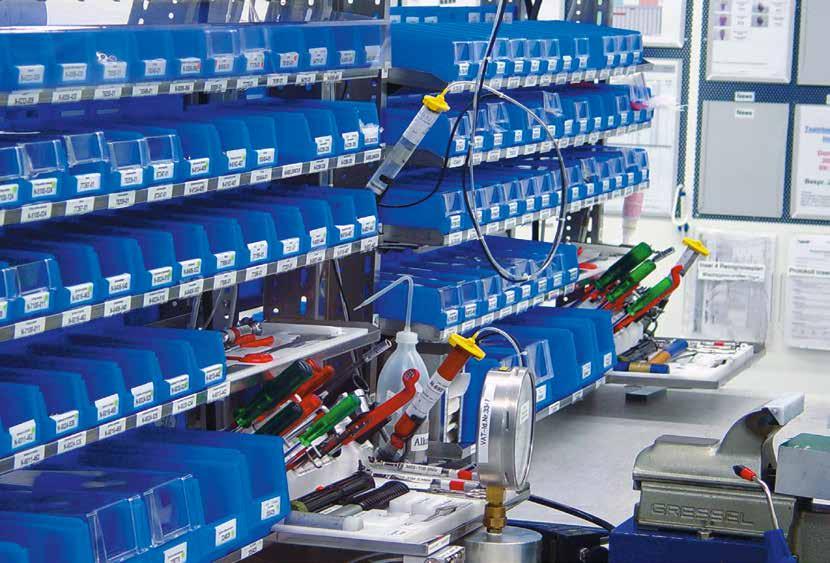 SPECIALISED PRODUCTS Example: SILAFIX The SILAFIX container system provides a simple, clearly structured system for the storage of small parts.