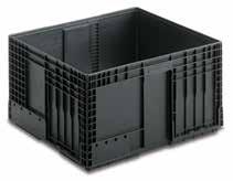 ELECTRO-CONDUCTIVE PRODUCTS ESD External Height Usable Height Medium-Containers M ESD 600 x 500 mm Internal Dimensions: 560 x 444 mm Container without internal fixing points are also available.