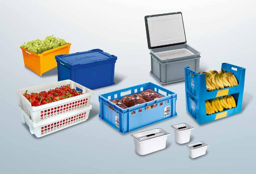 FOOD INDUSTRY 1 3 4 6 5 2 7 1 2 3 4 5 6 Stack/Nest containers Empty containers use up valuable room, either in the warehouse or during transportation.