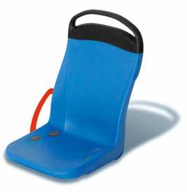 Seat For trains and buses PA 6 GF Seat cover for