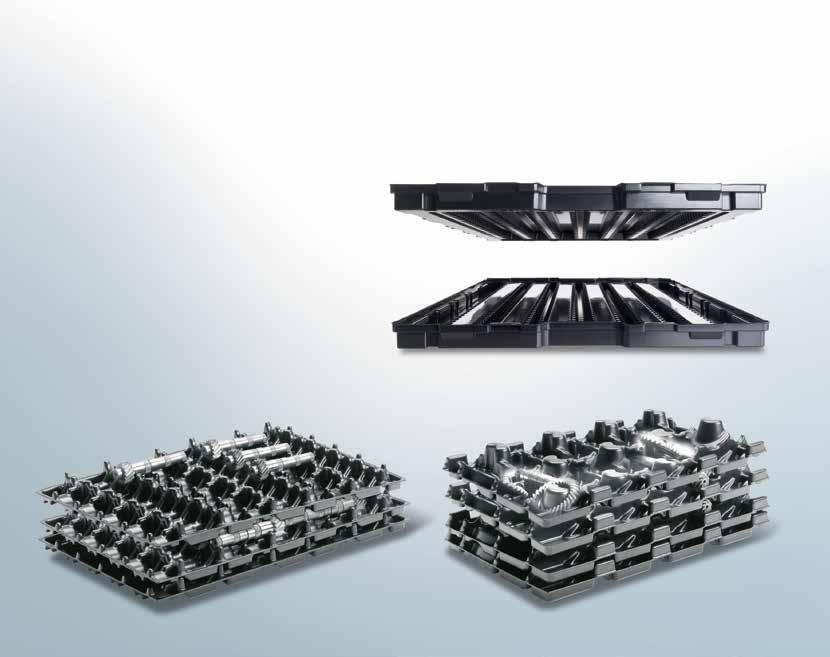Special requirements The construction of interim layers is challenging: 1 Firstly, the nests must be designed for accurately fitted acceptance of the workpieces.